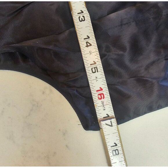 Mens suit Vest three button Size Medium Navy Blue - Picture 3 of 5